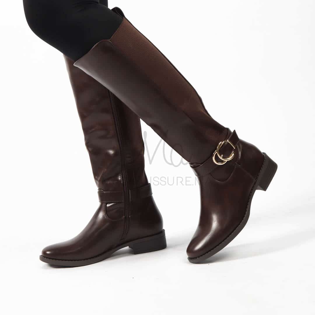 Atlas – Bottes femmes en Marron.