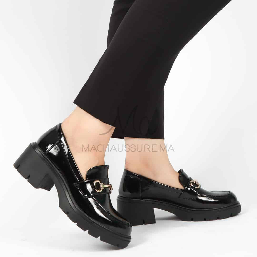 Losy – Derbies à plateforme Femmes en Noir.