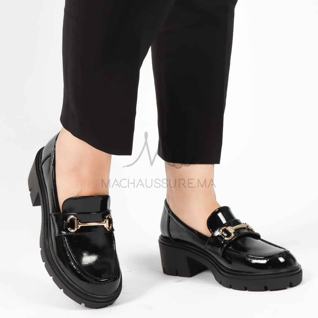 Losy – Derbies à plateforme Femmes en Noir.