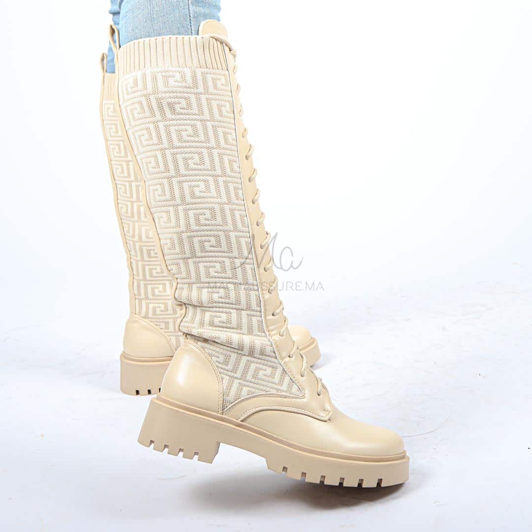 Graciella - Bottines en Beige.