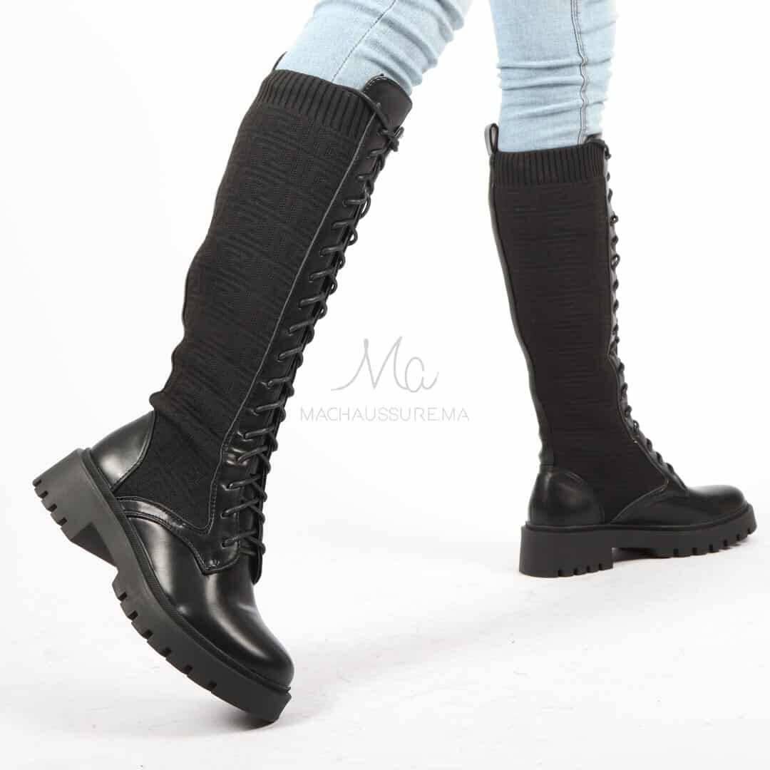 Graciella - Bottines en Noir.