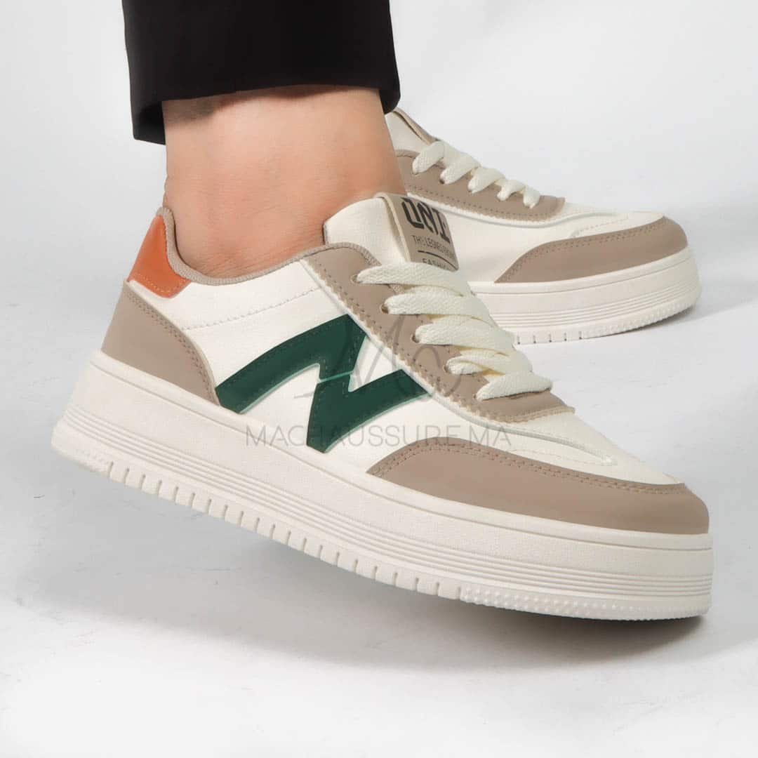 Calin – Baskets femmes en Orange.