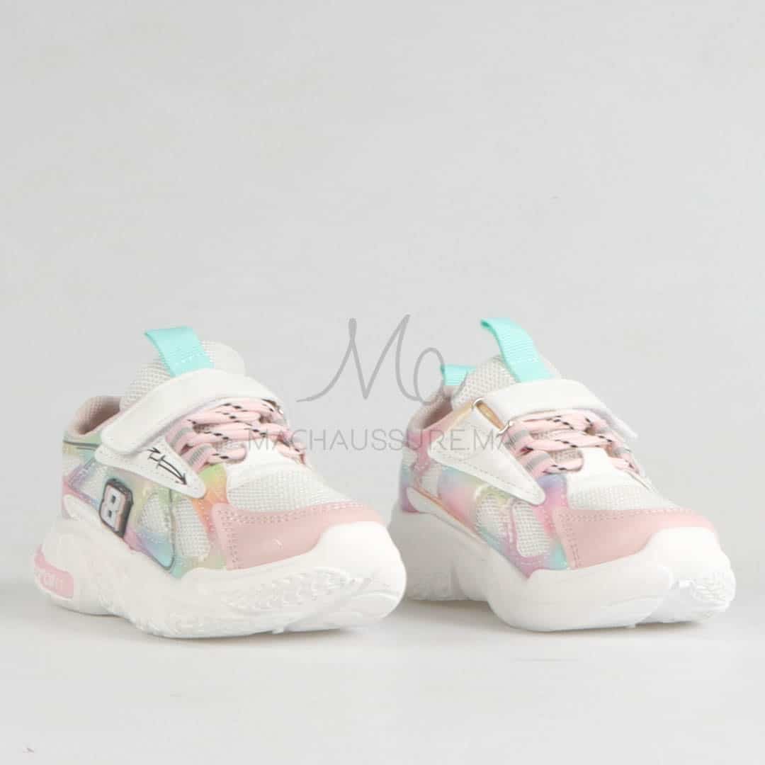 Miroslav - Baskets enfants en Rose.
