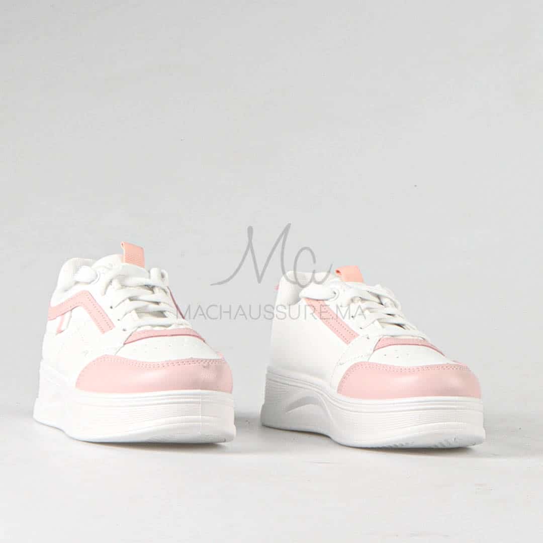 Pavel - Baskets enfants en Rose.