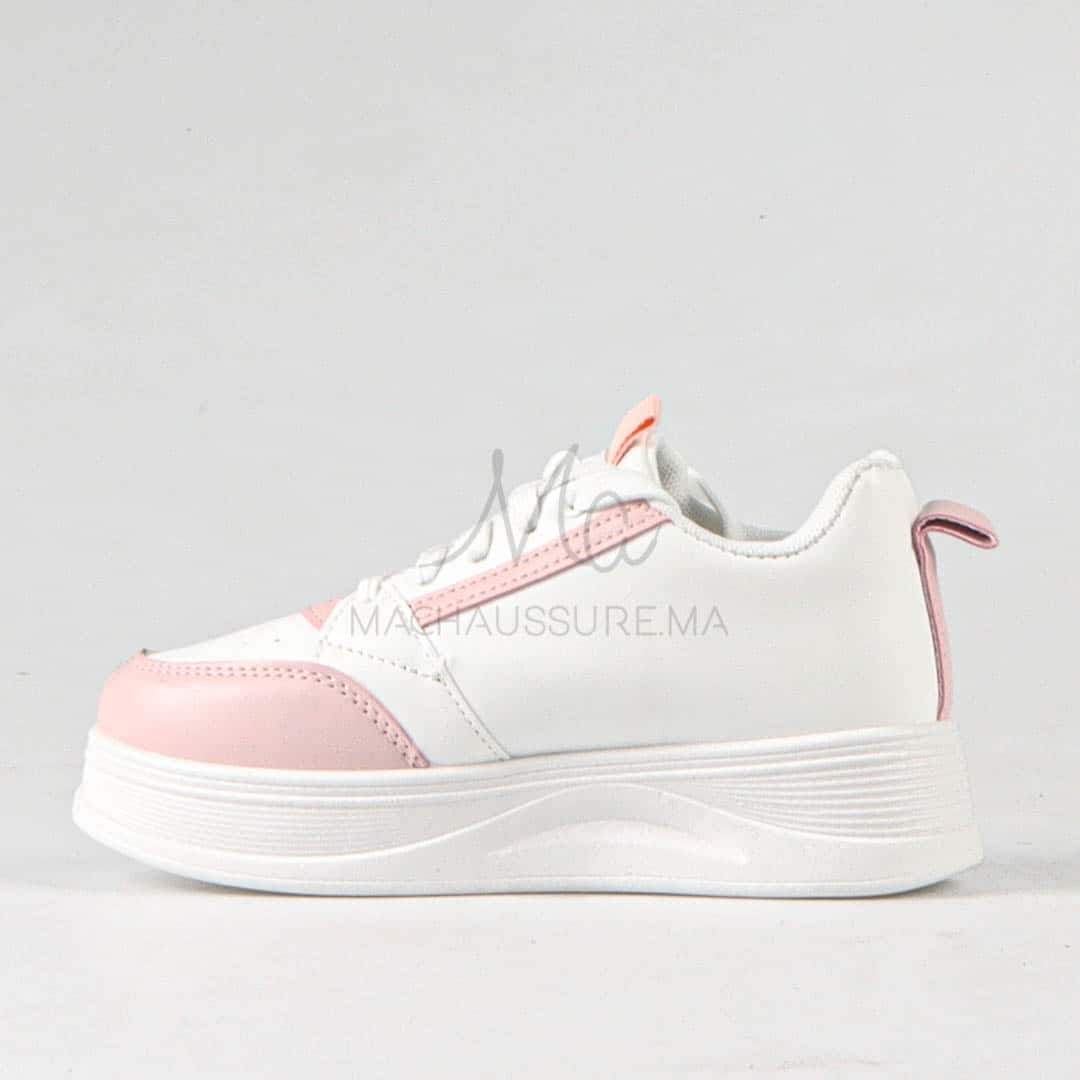 Pavel - Baskets enfants en Rose.