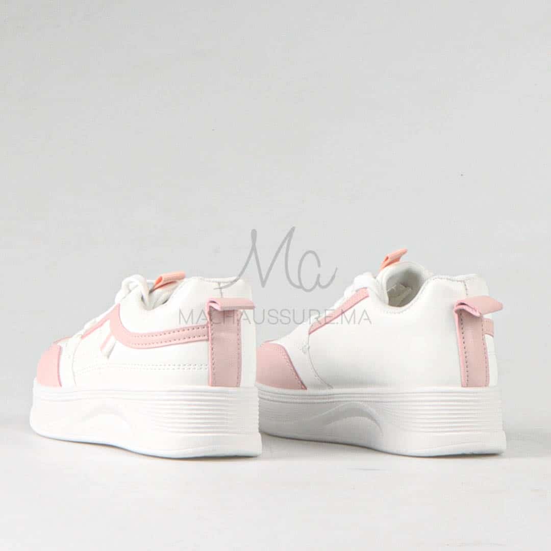 Pavel - Baskets enfants en Rose.