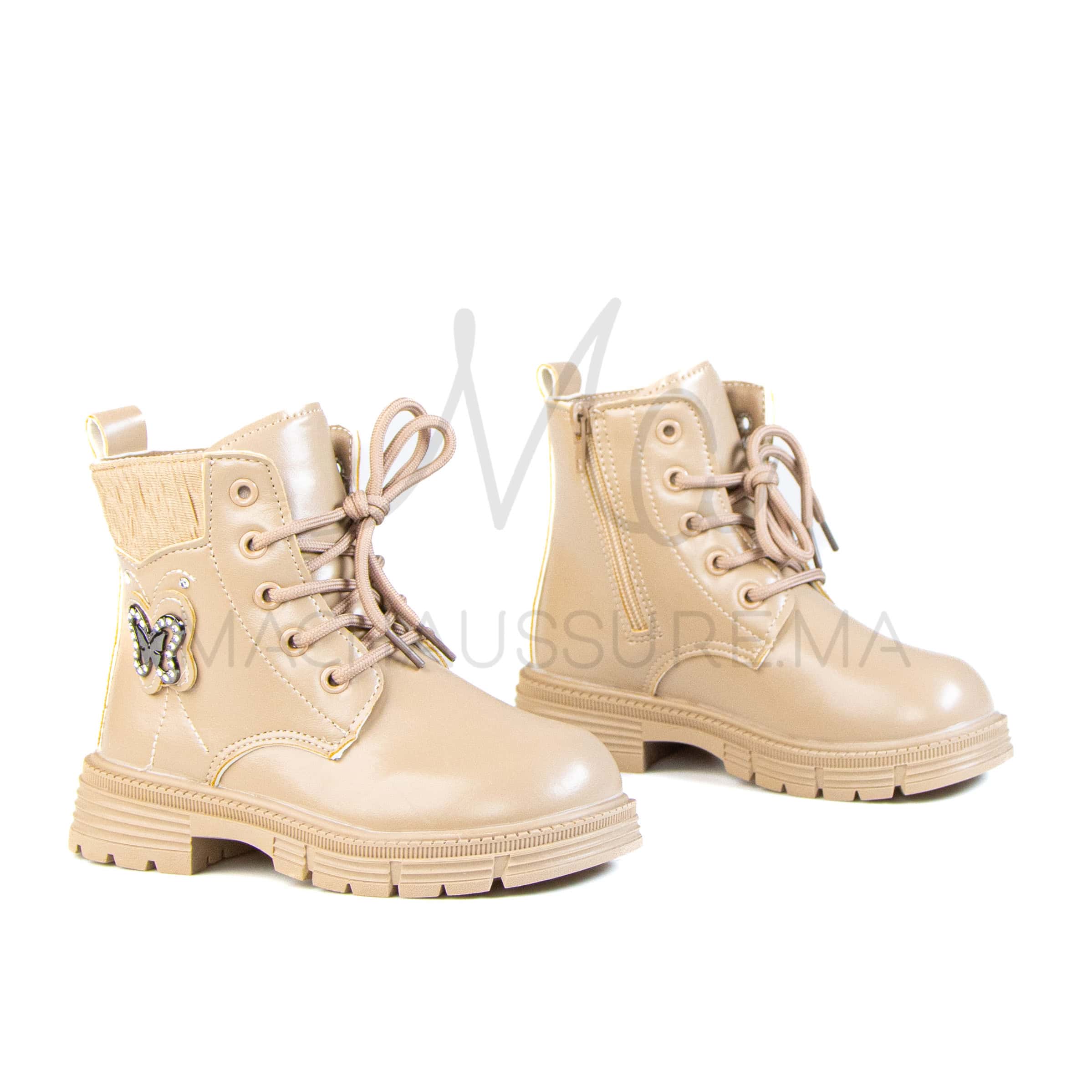 Jorgy – Bottines Fille en Kaki.