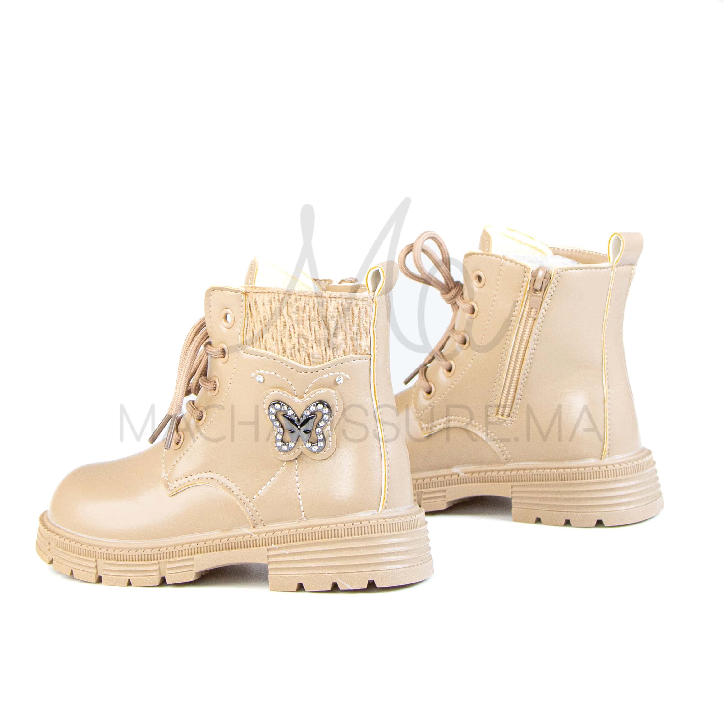 Jorgy – Bottines Fille en Kaki.