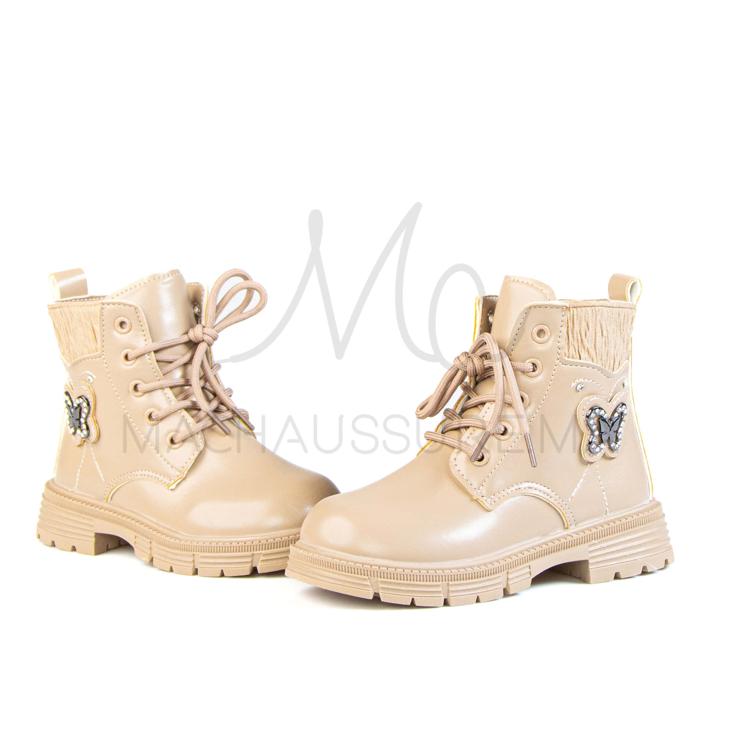 Jorgy – Bottines Fille en Kaki.