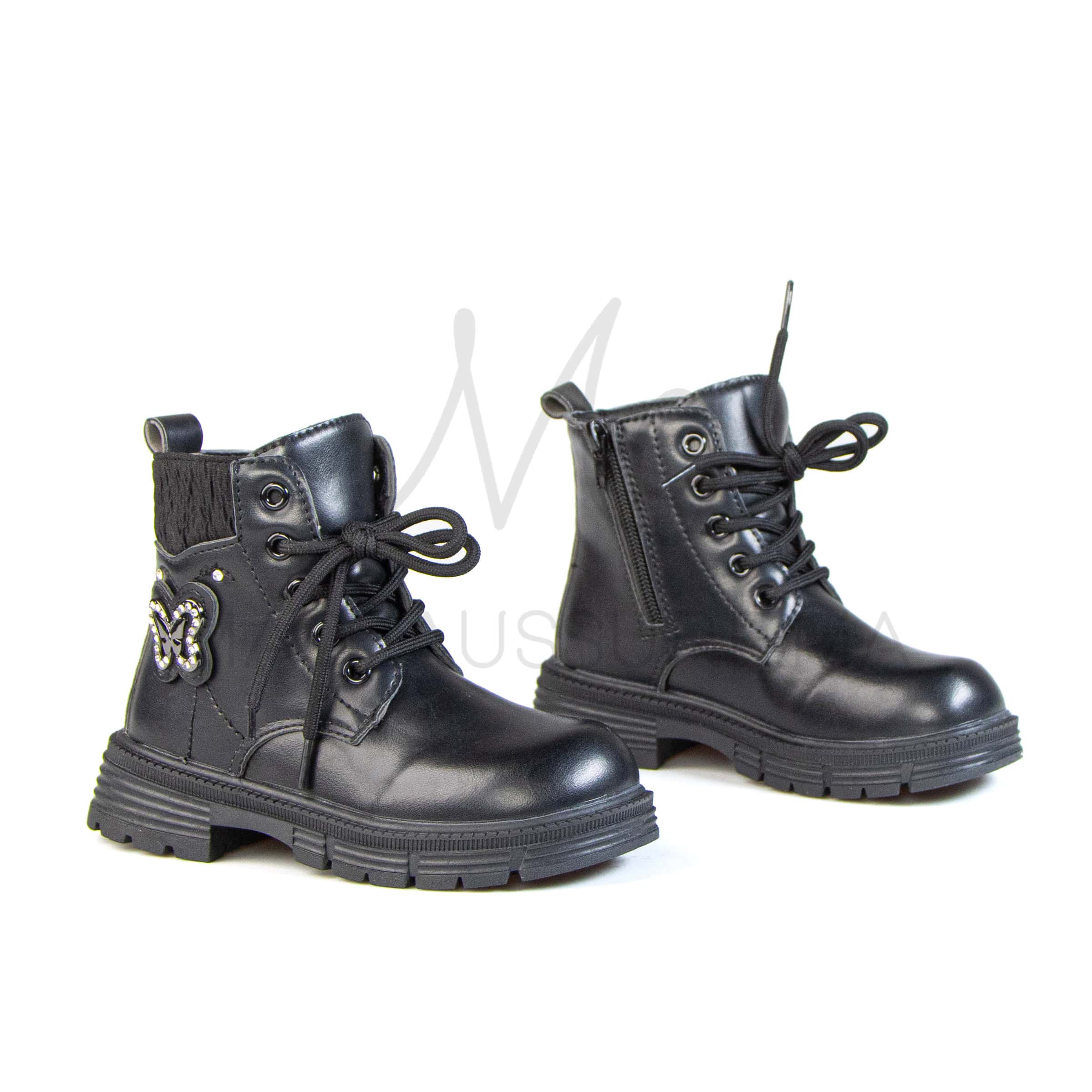 Jorgy – Bottines Fille en Noir.