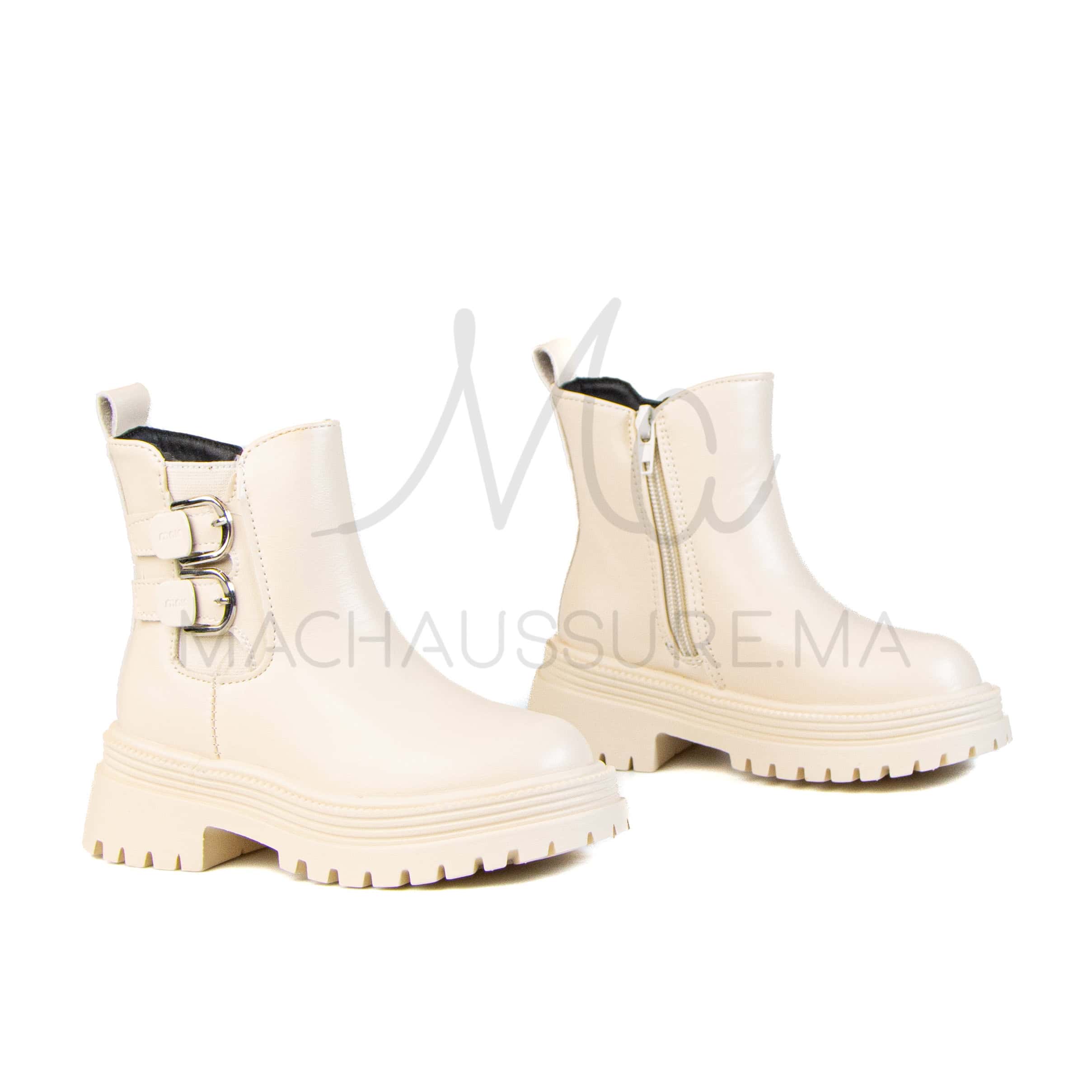 Judit – Bottines Fille en Beige.