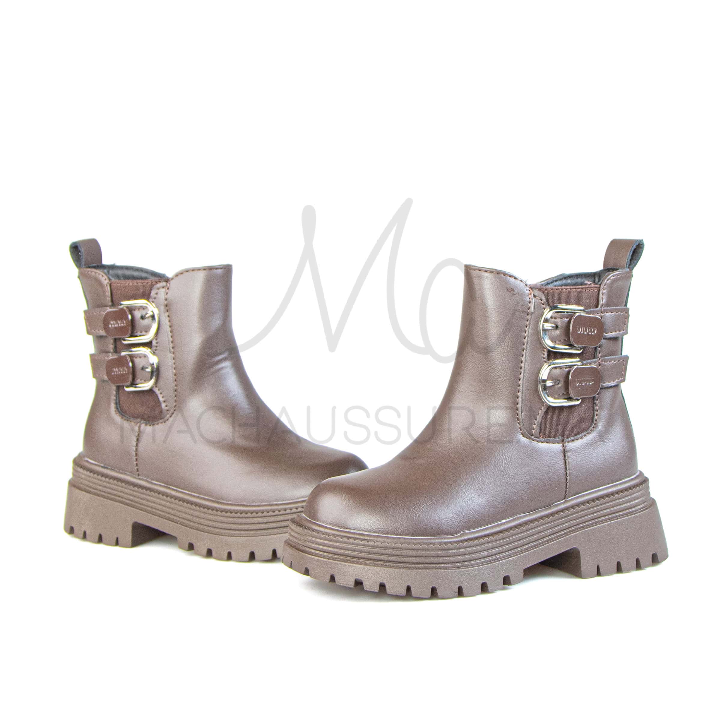 Judit – Bottines Fille en Marron.