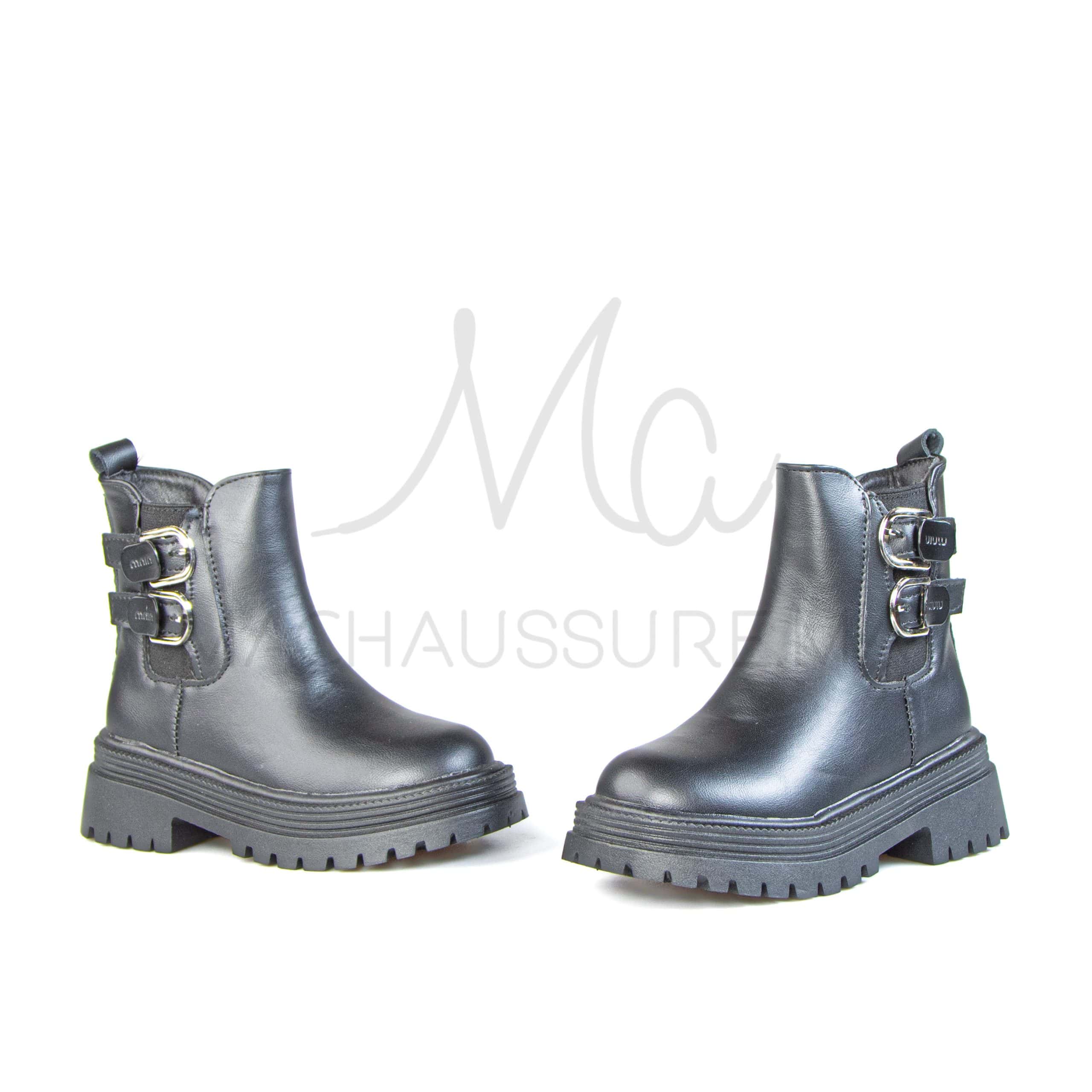 Judit – Bottines Fille en Noir.