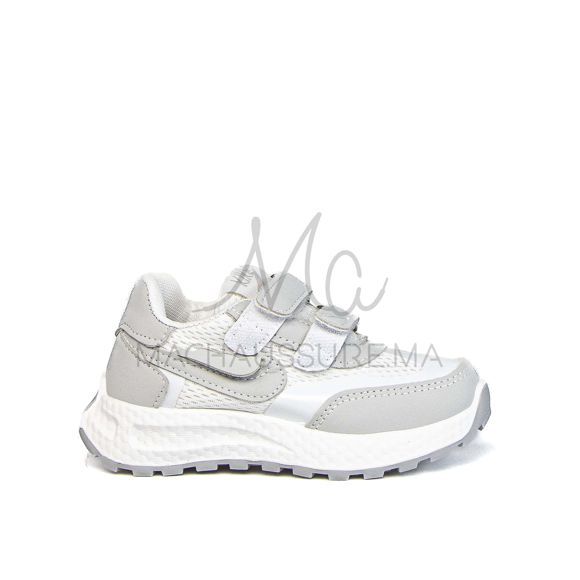 Bambino – Baskets Enfants en Gris.