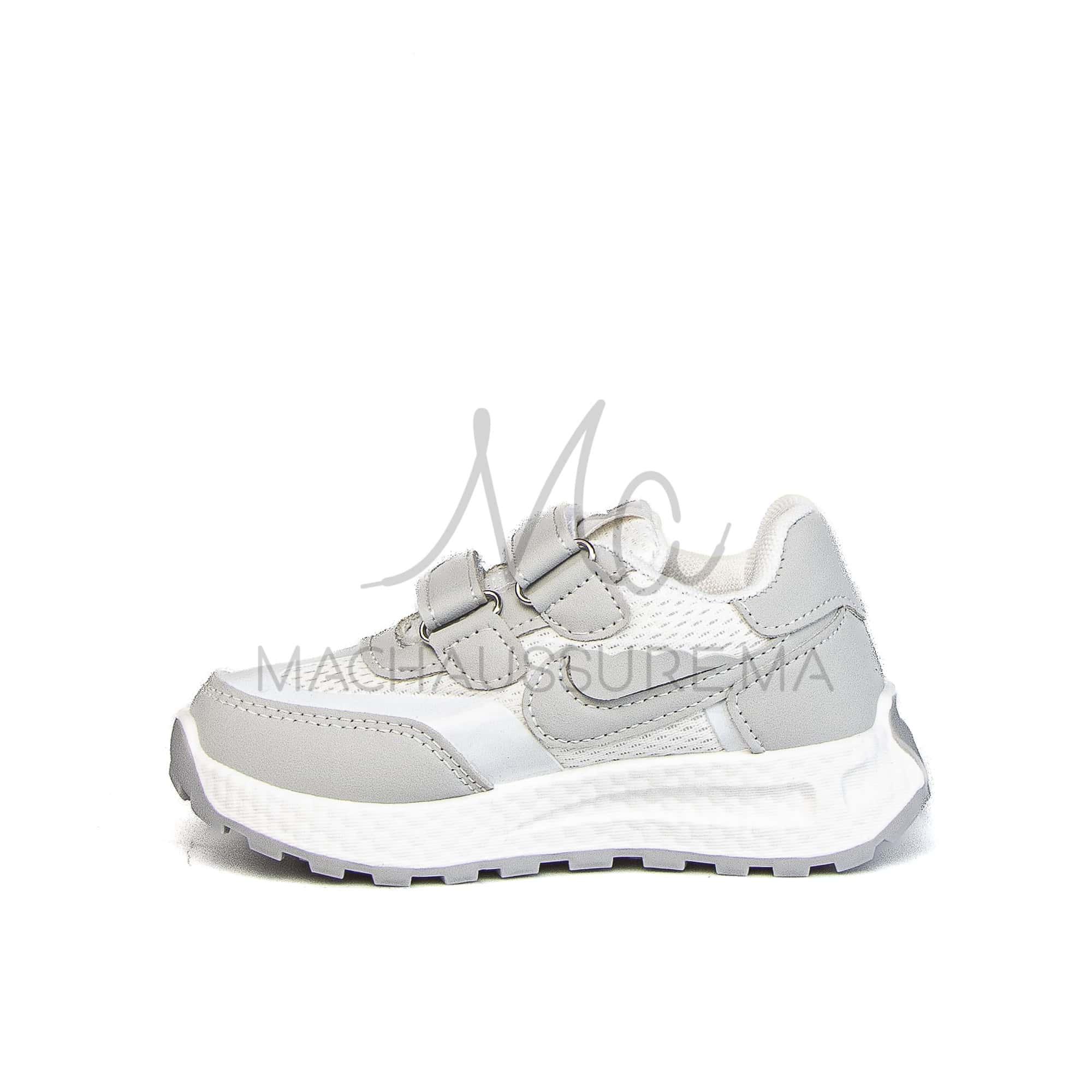 Bambino – Baskets Enfants en Gris.