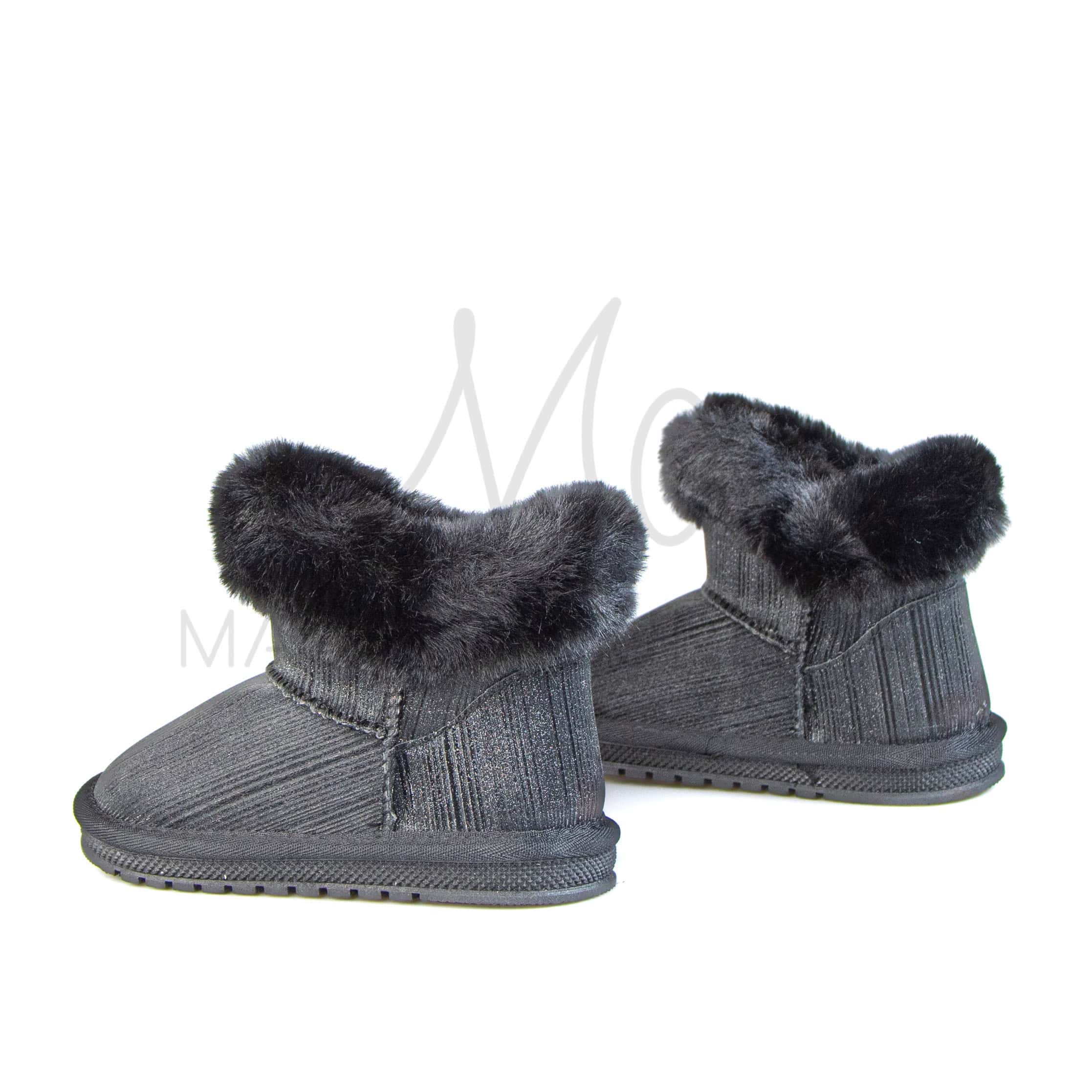 Claude – Bottines Fille en Noir.