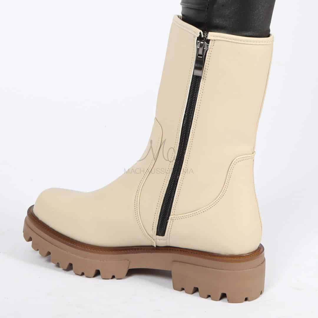 TORA - Bottines en Beige.