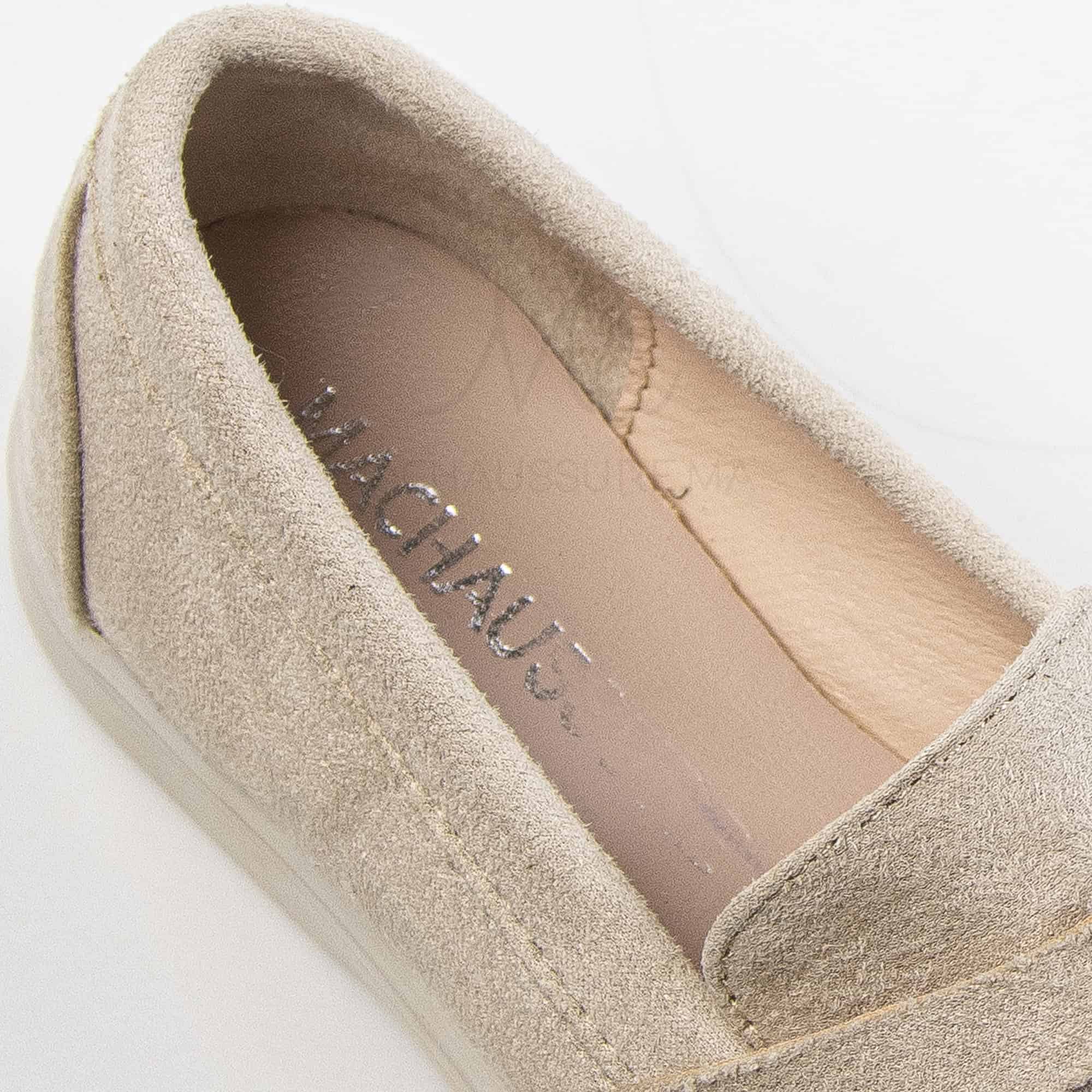 Opaline – Mocassins Fille en Beige.