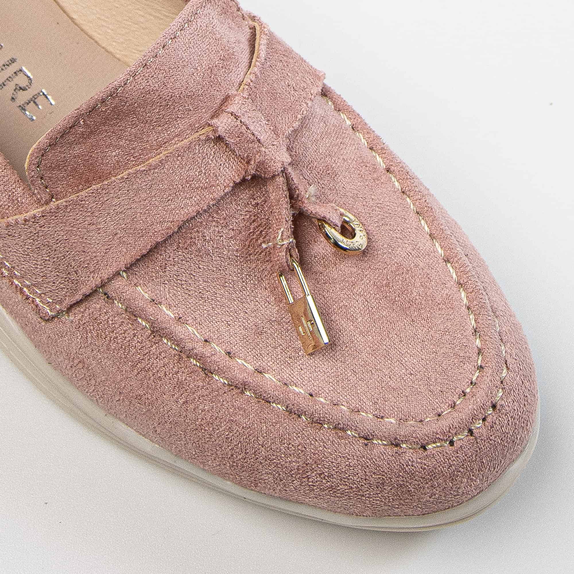 Opaline – Mocassins Fille en Rose.