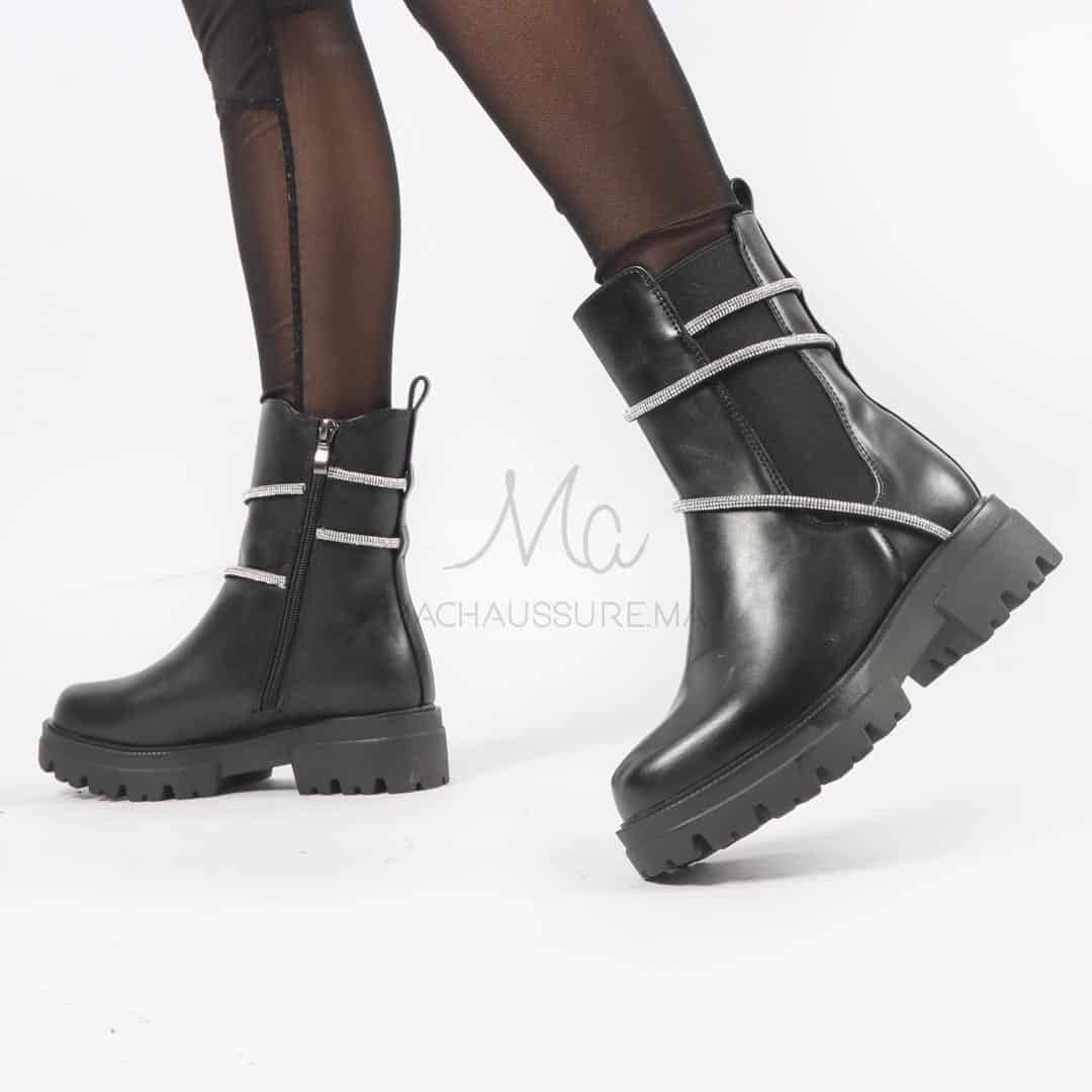 RONA - Bottines en Noir.