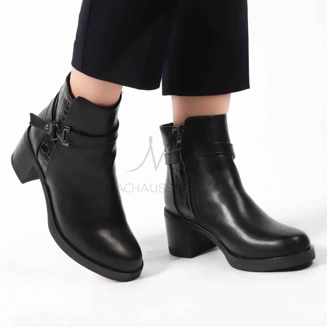 SHANON - Bottines Femmes en Noir.