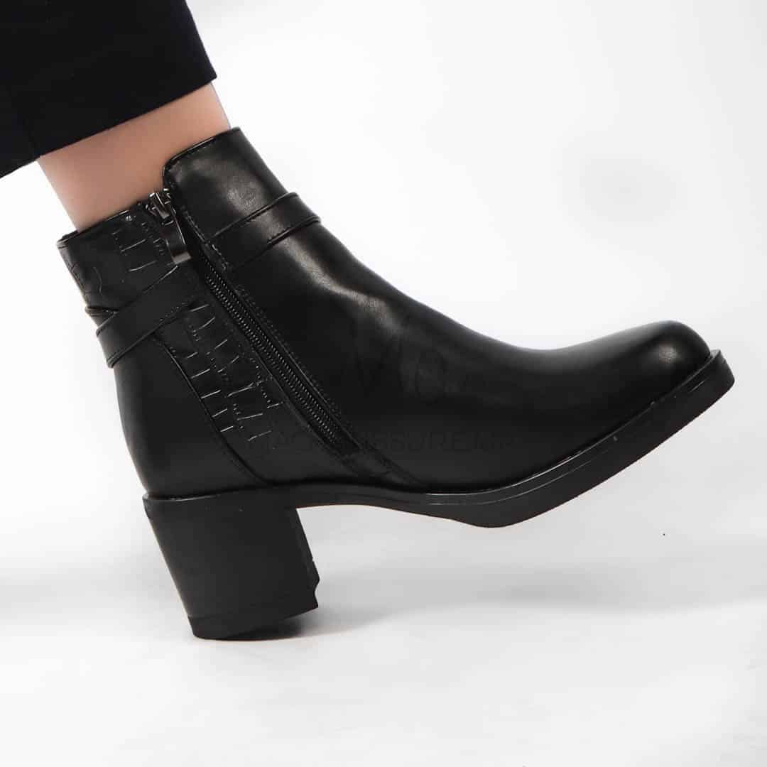 SHANON - Bottines Femmes en Noir.