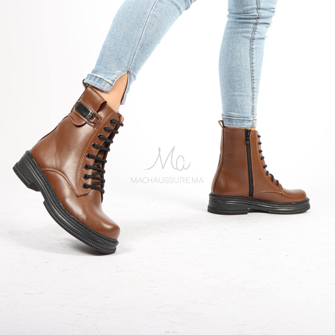 Blakely - Bottines en Tabac.