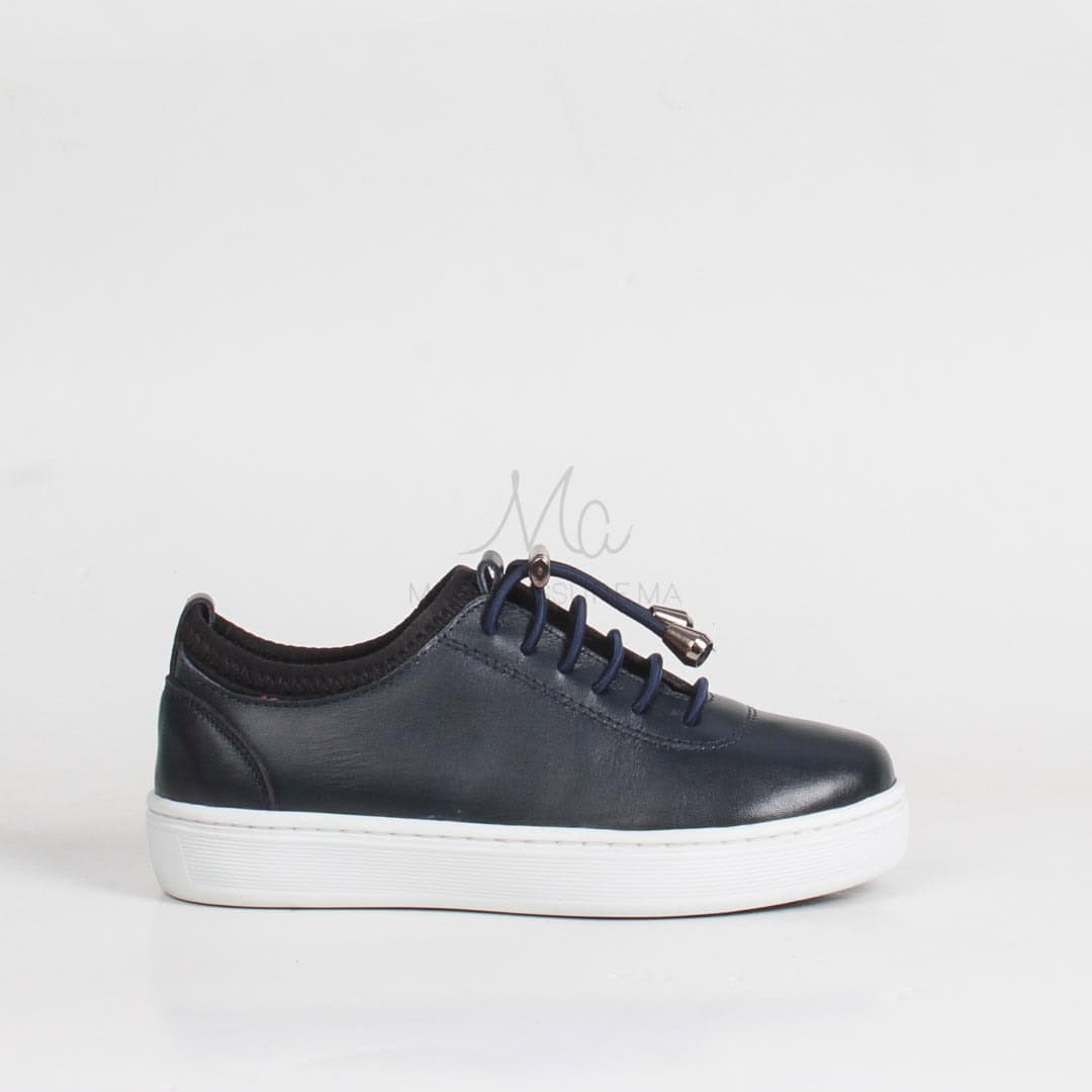 Woody - Baskets Enfant en Bleu.