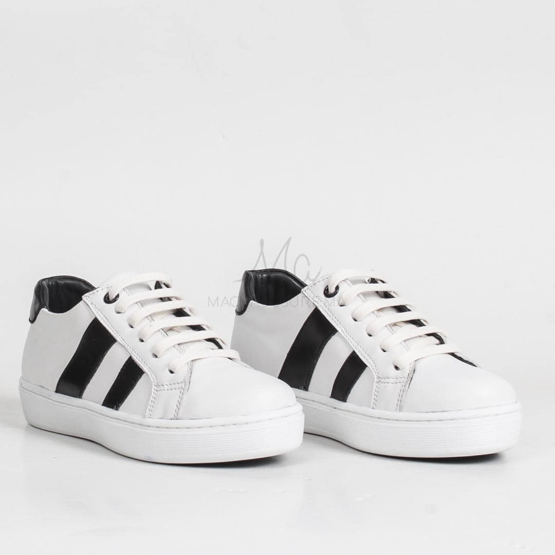 WALTER Baskets pour enfants en blanc.