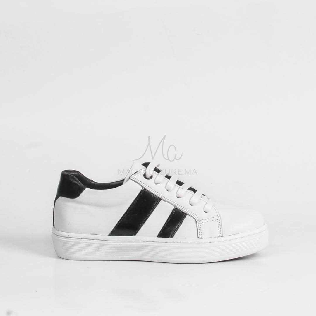 WALTER Baskets pour enfants en blanc.
