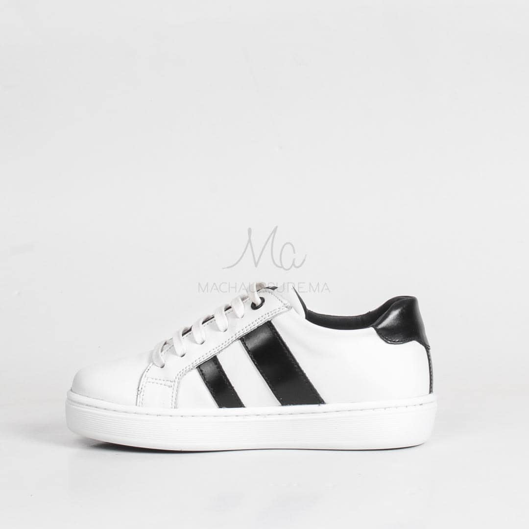WALTER Baskets pour enfants en blanc.