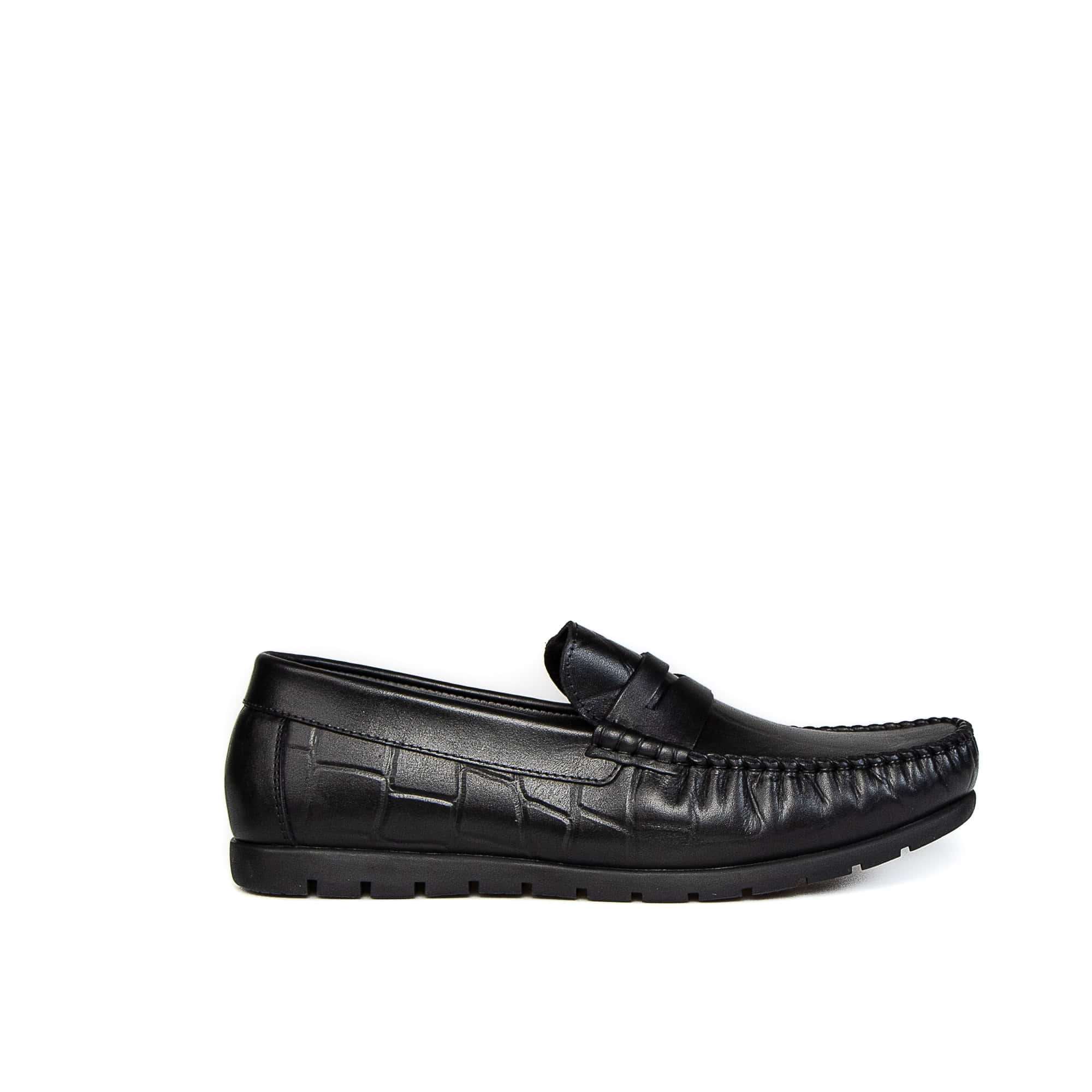 Mocasso – Mocassins Homme en Noir.