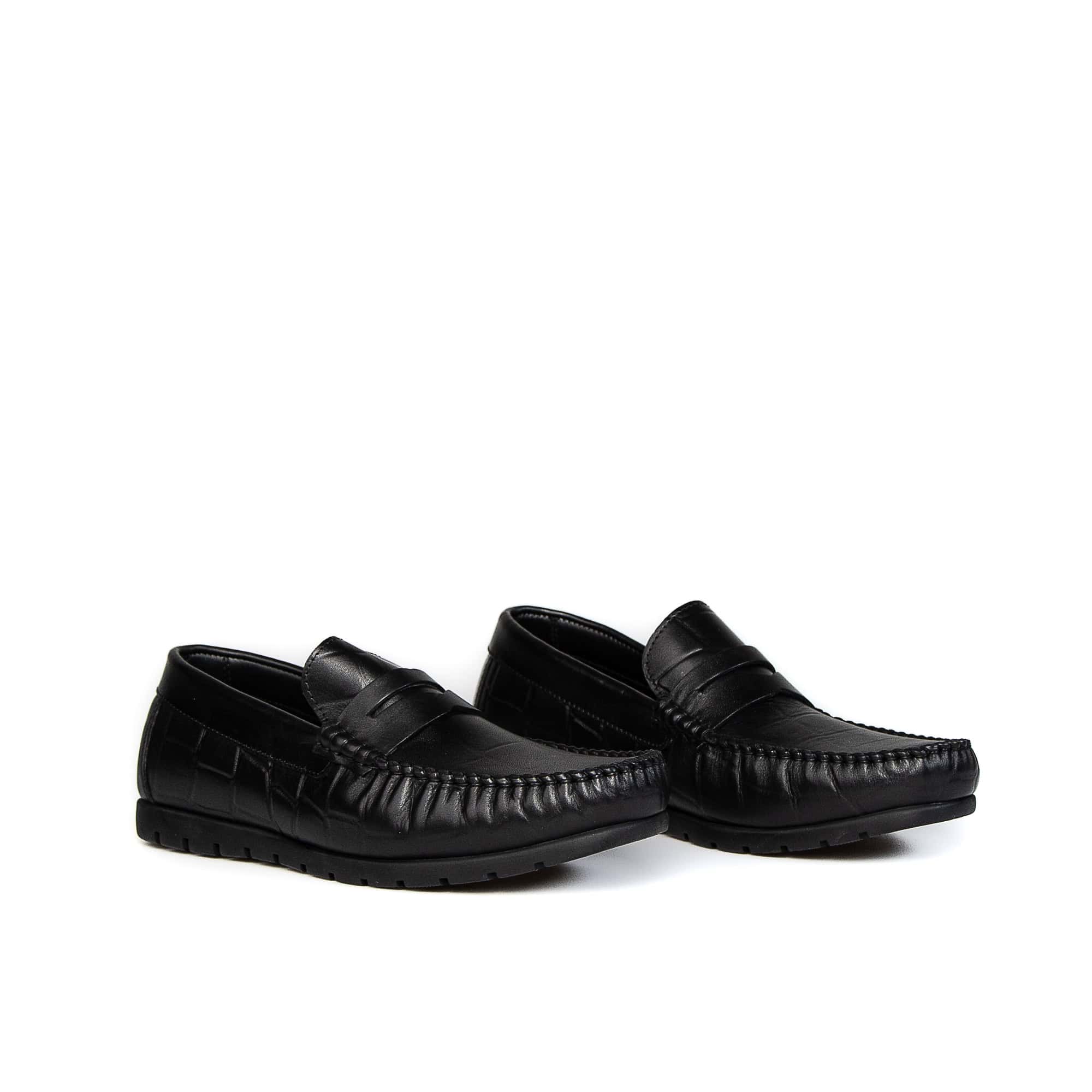 Mocasso – Mocassins Homme en Noir.