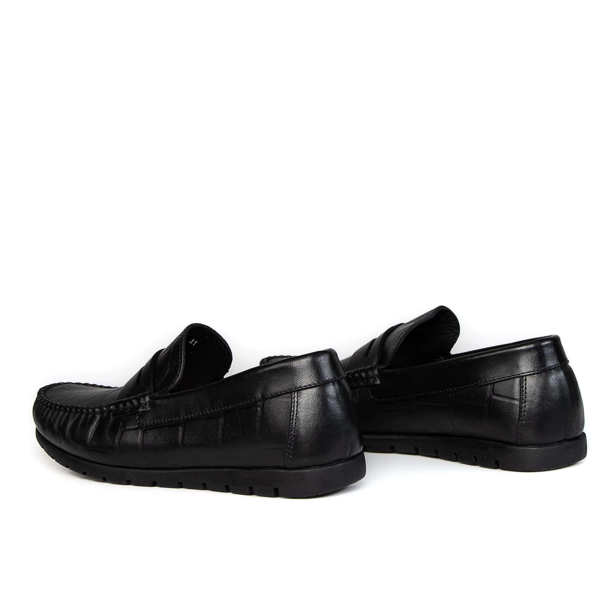 Mocasso – Mocassins Homme en Noir.