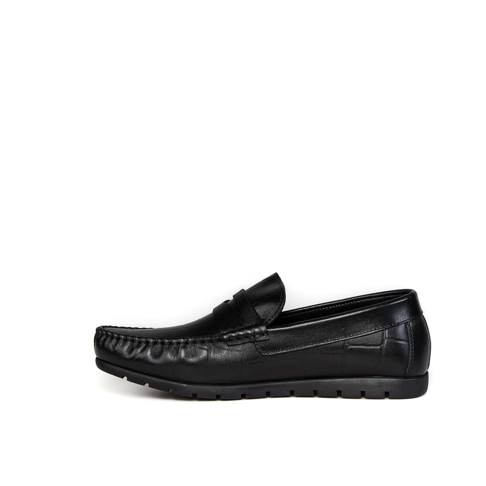 Mocasso – Mocassins Homme en Noir.