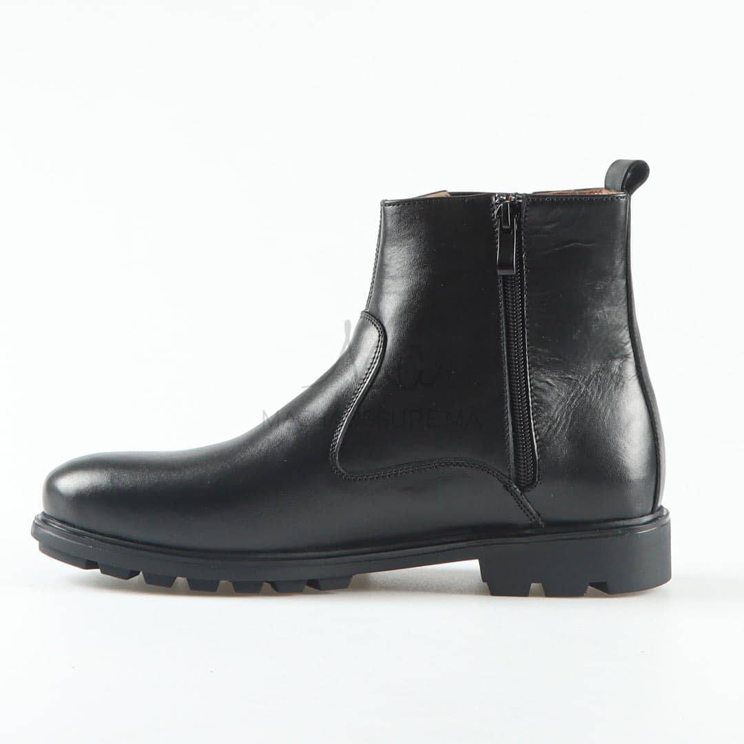 AUZIA - Boots Cuir en Noir.