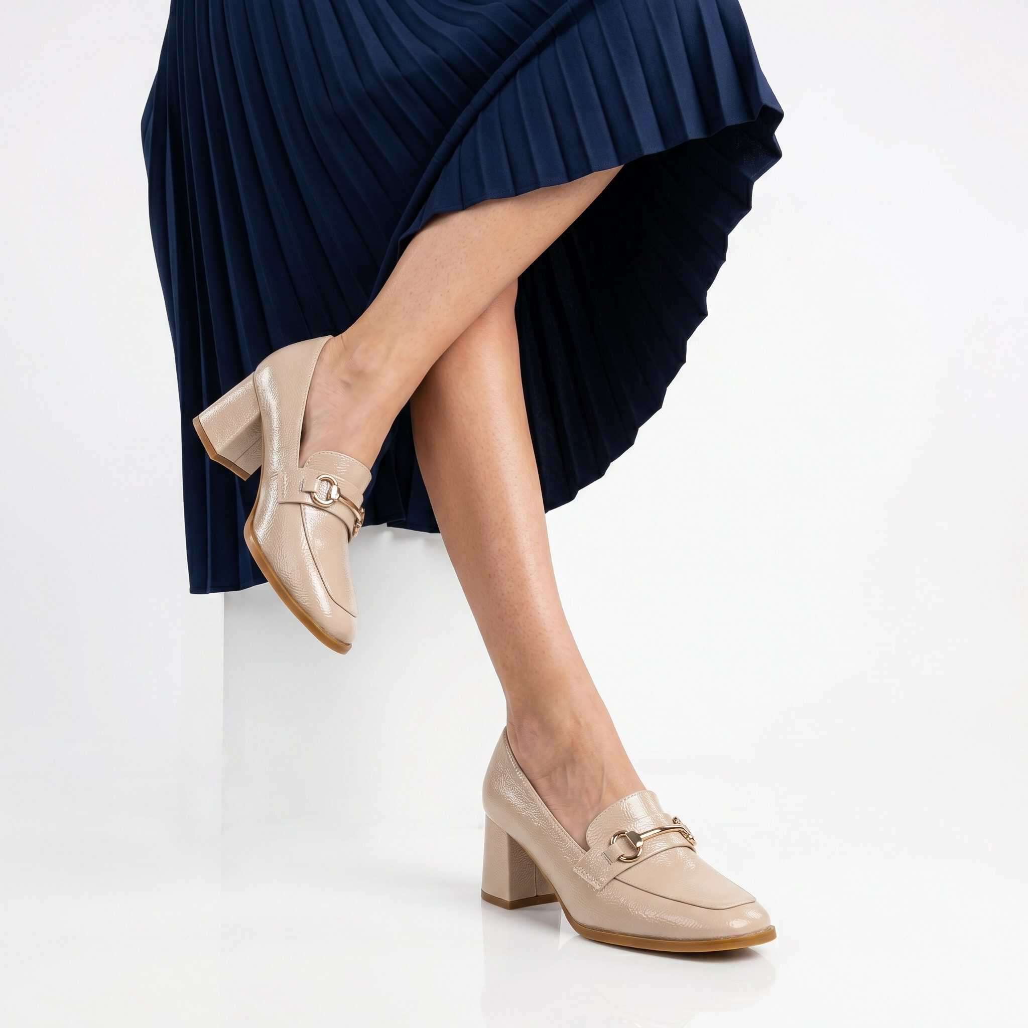 Méridien – Derbies Femmes en Beige.