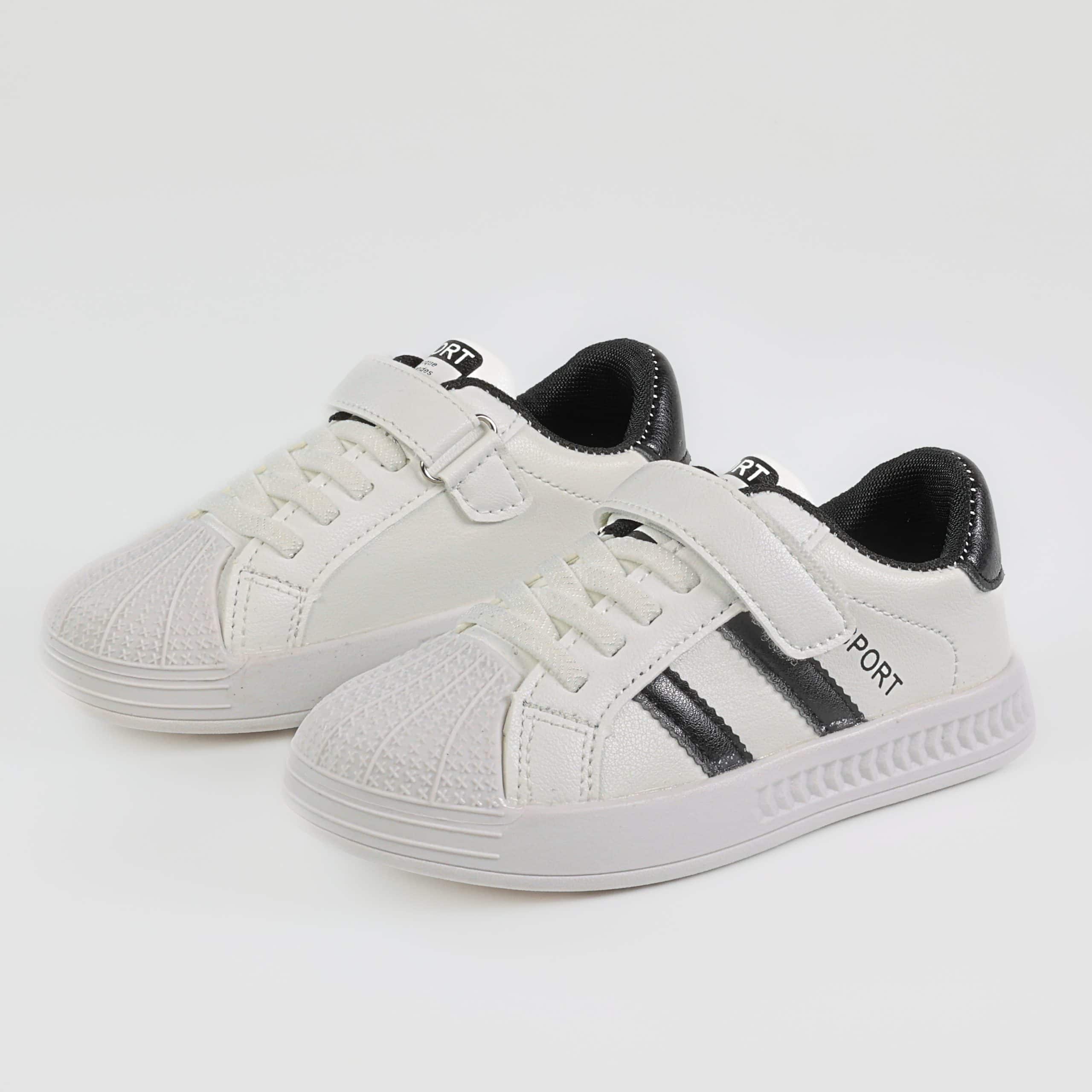 Samy – Baskets Enfants en Noir.