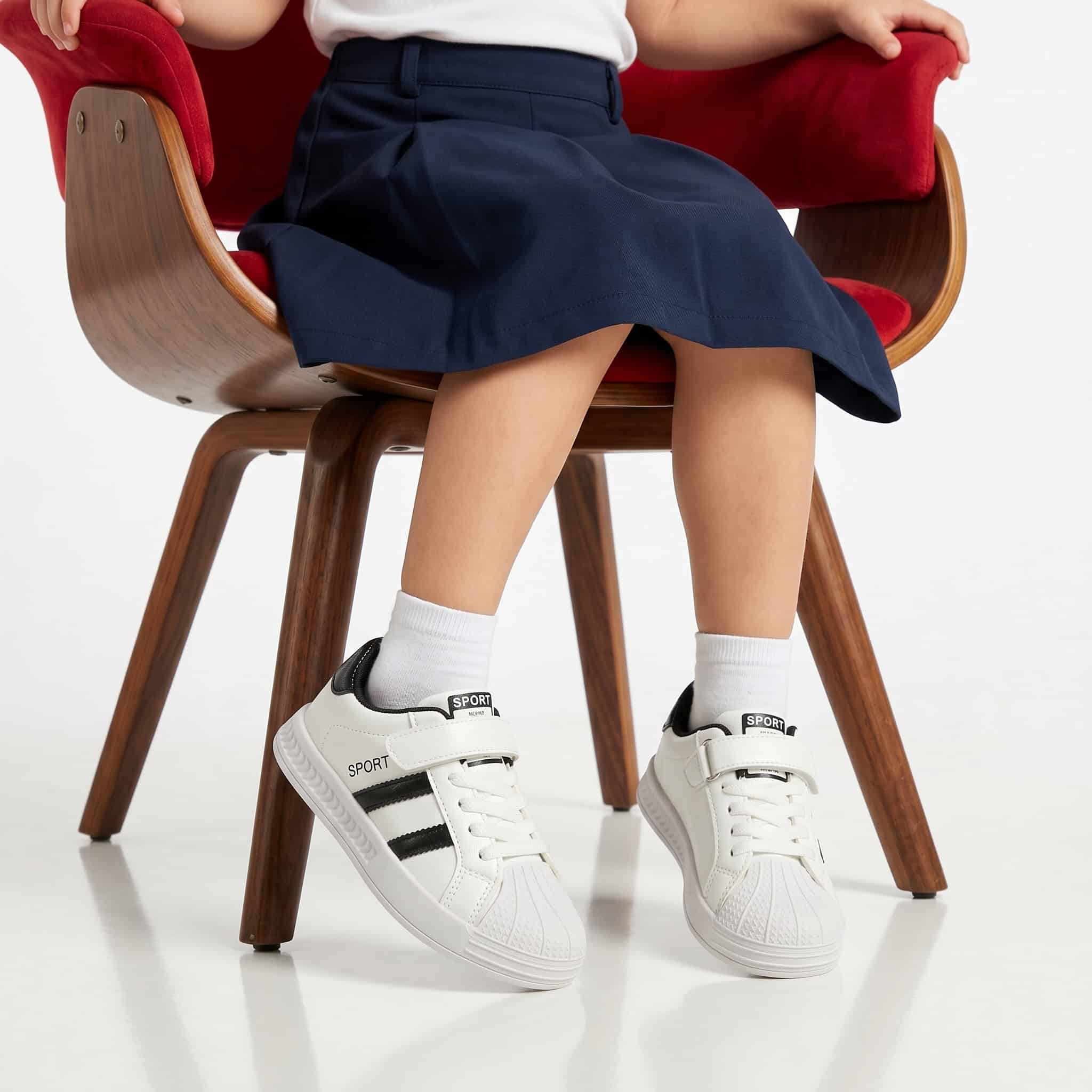 Samy – Baskets Enfants en Noir.