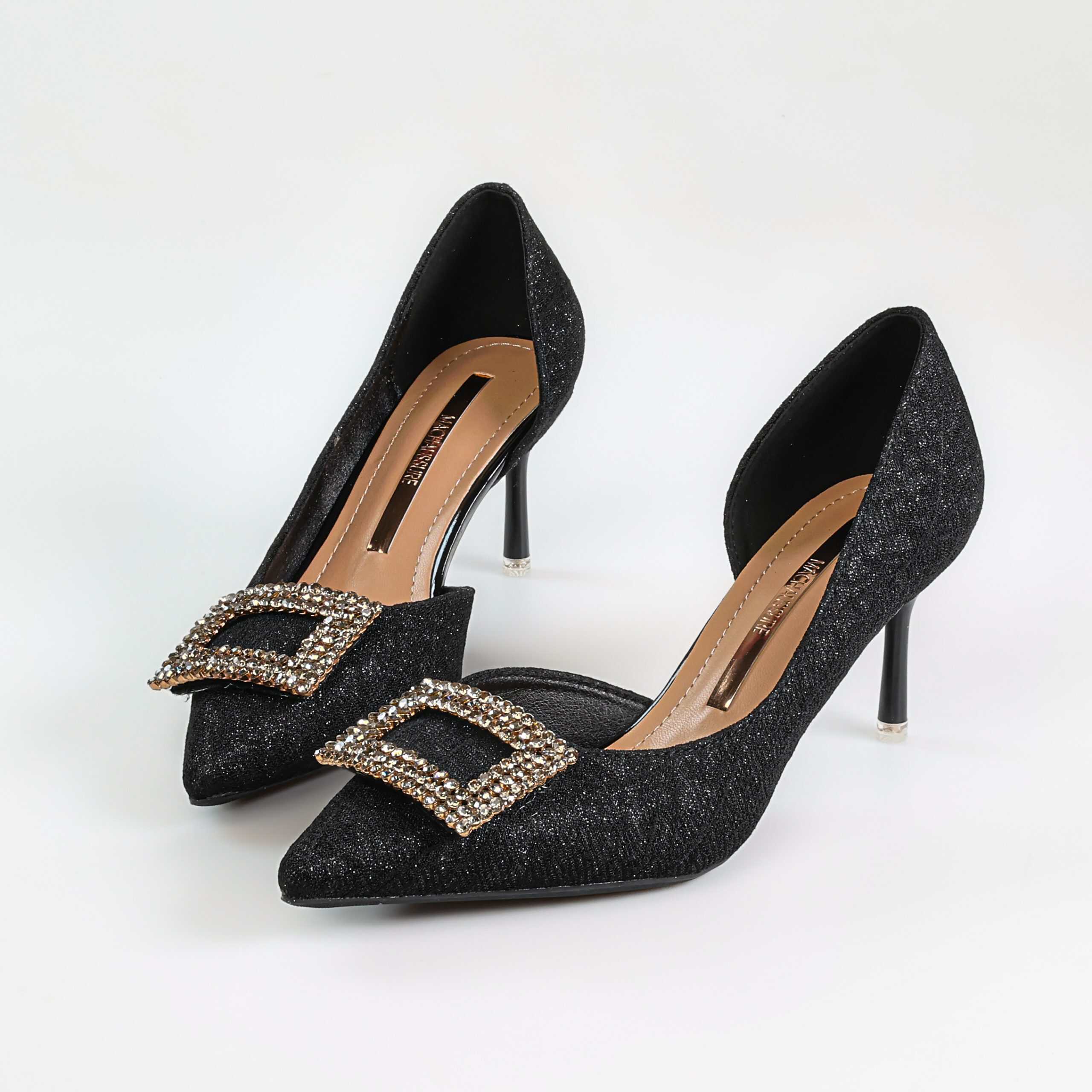Lustre – Escarpins Soirée en Noir.