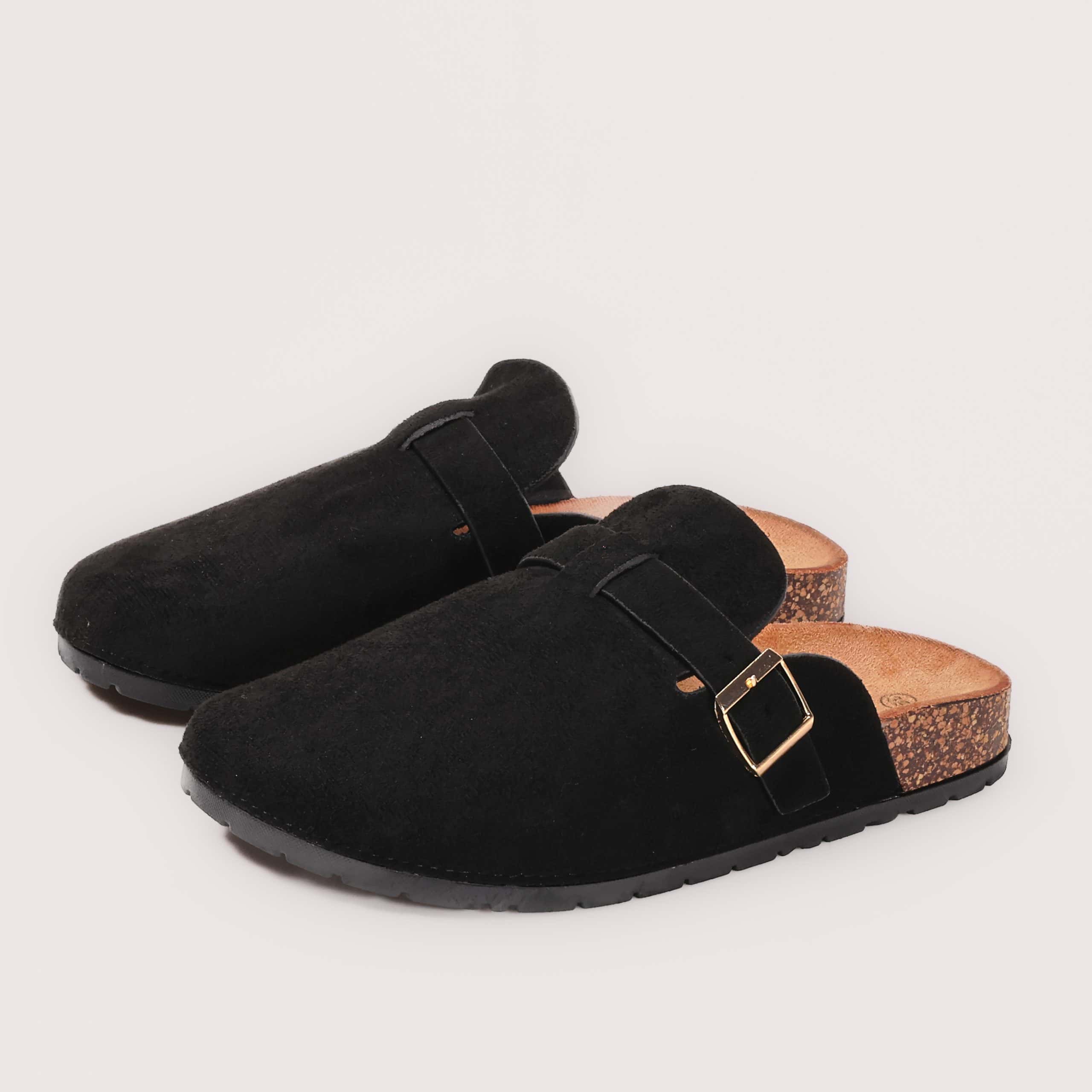 Comfy – Sabots Femmes en Noir.