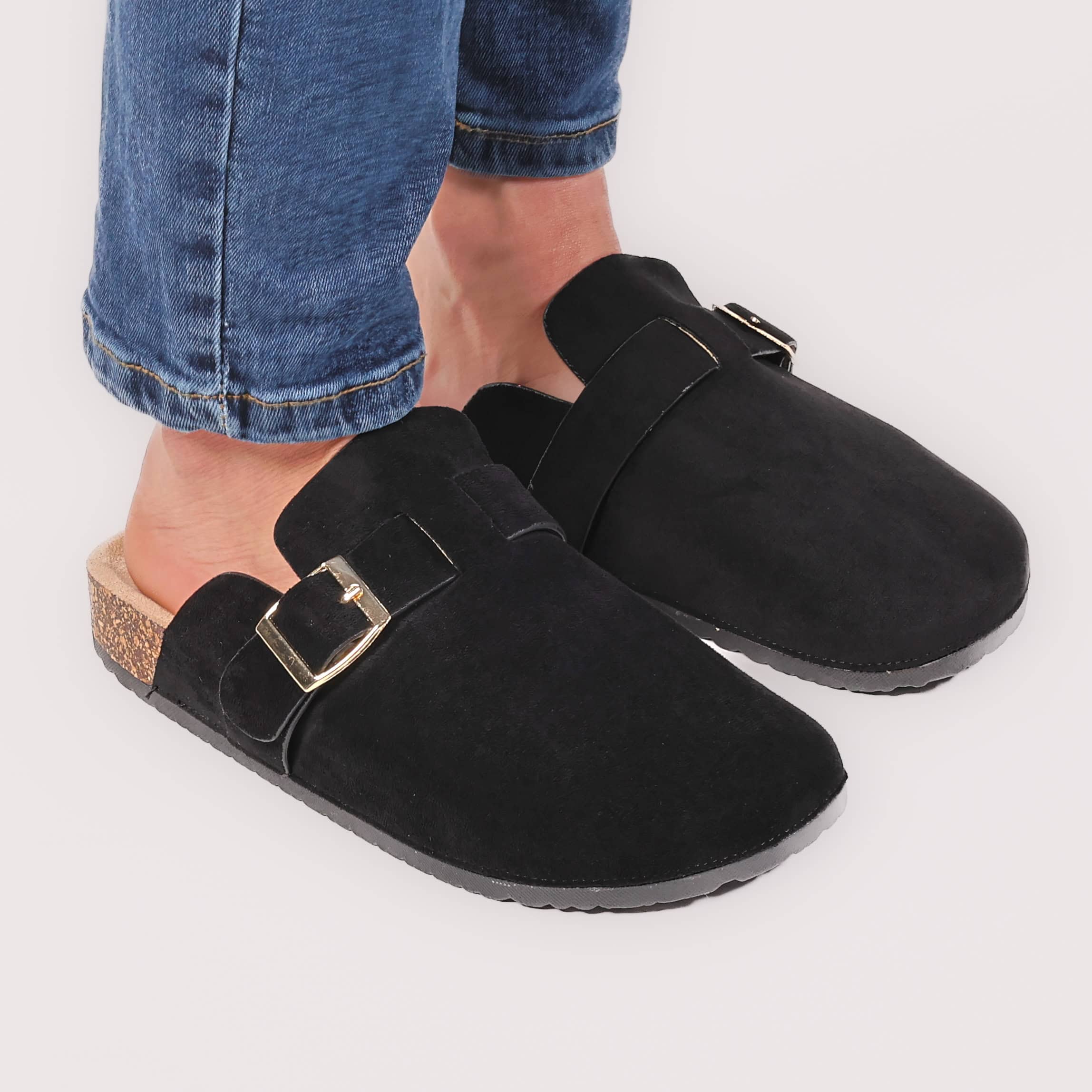 Comfy – Sabots Femmes en Noir.