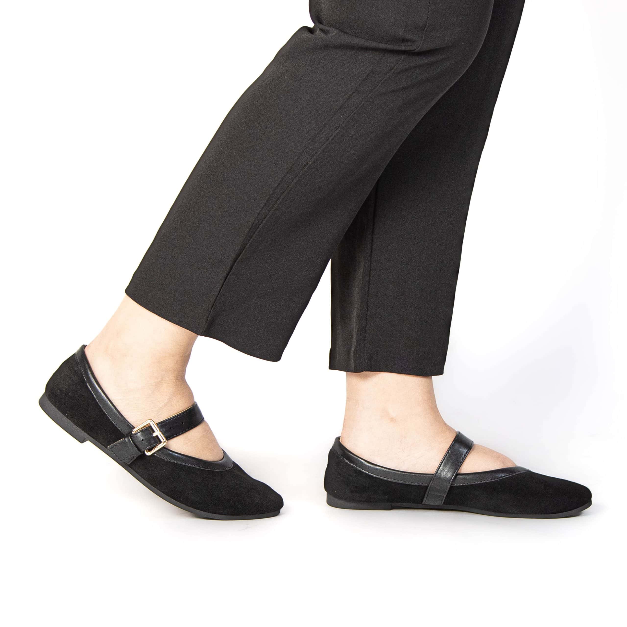 FARAH – Ballerines Femmes en Noir.