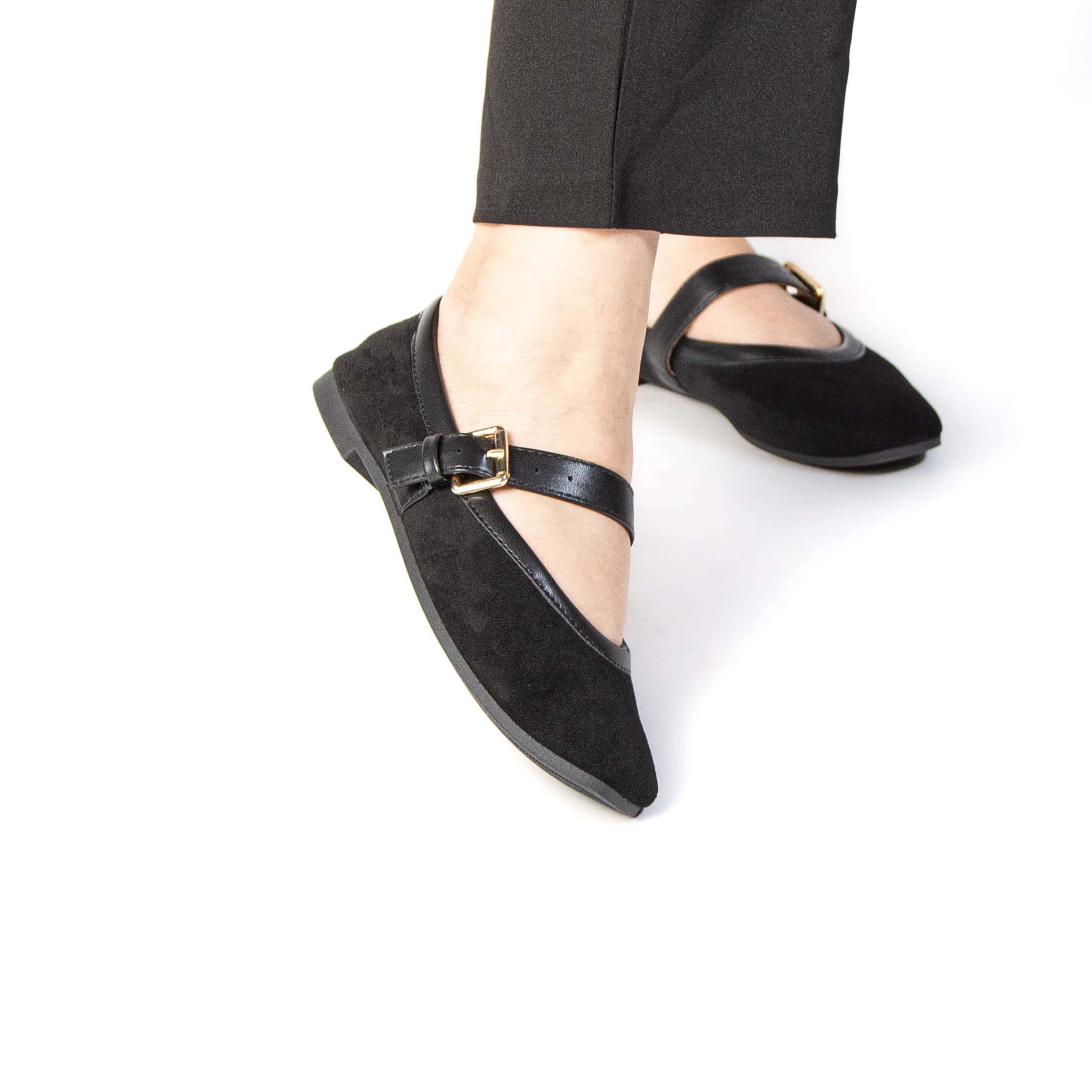 FARAH – Ballerines Femmes en Noir.