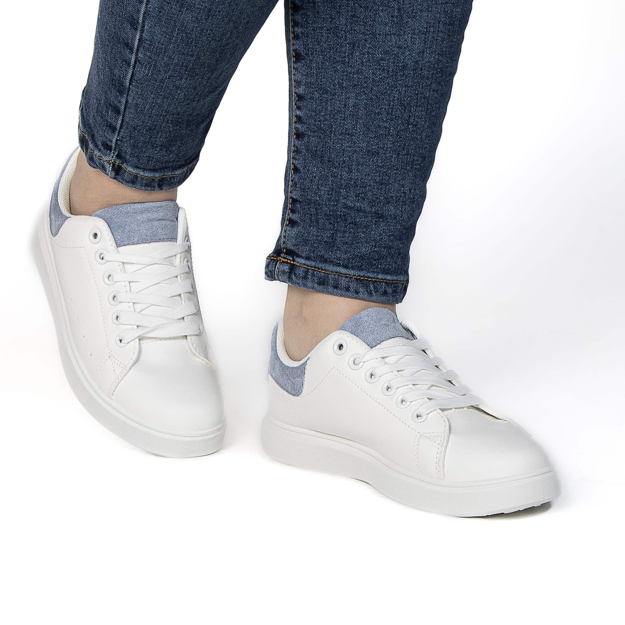 SIVY – Baskets à plateforme en Bleu.