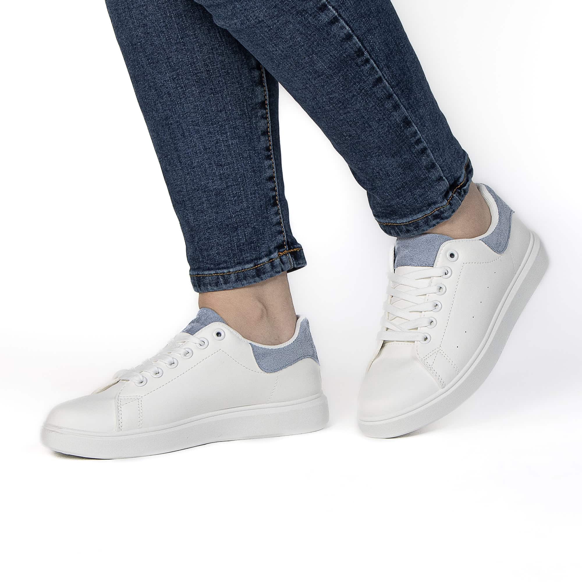 SIVY – Baskets à plateforme en Bleu.