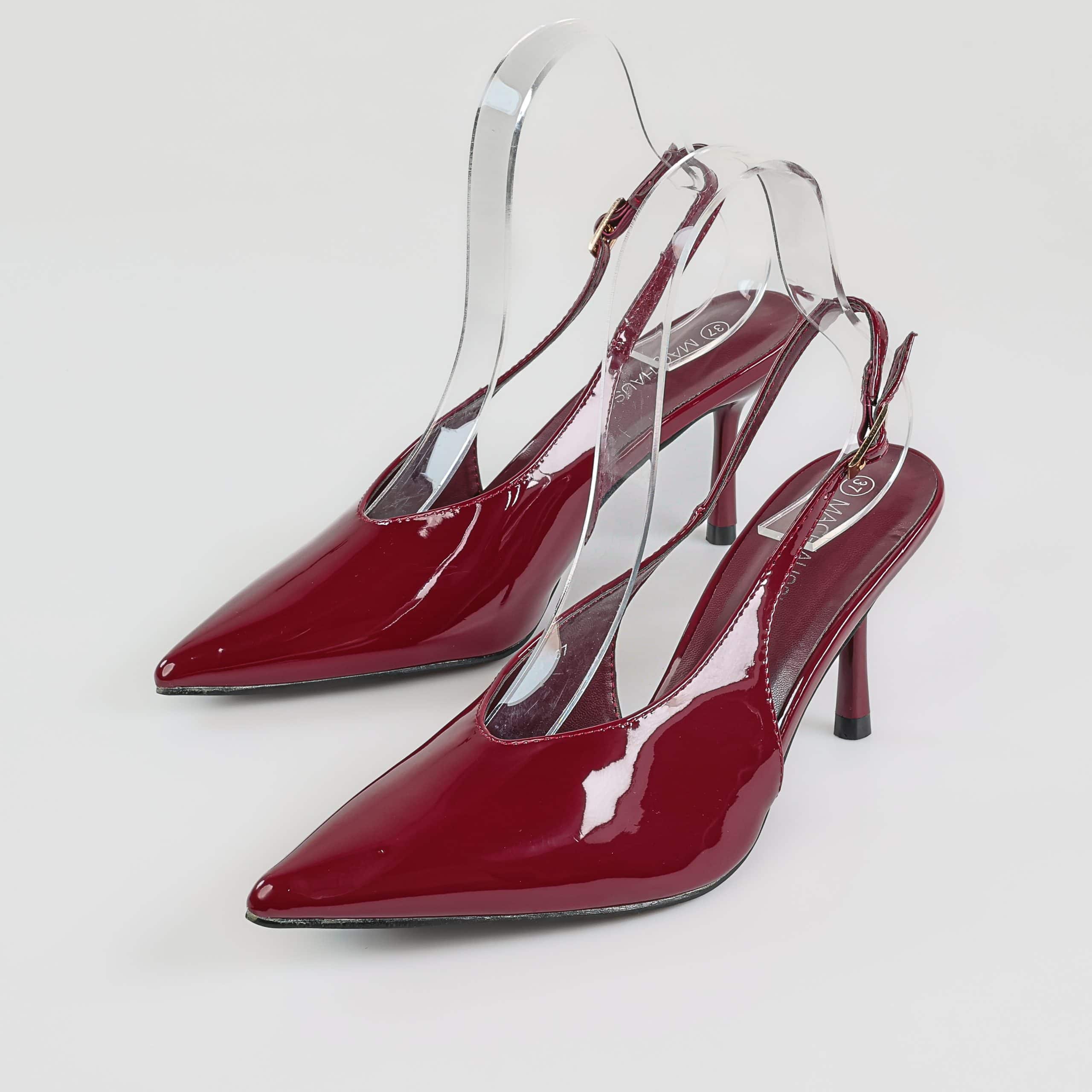 Ocre – Escarpins Femmes en Bordeau.