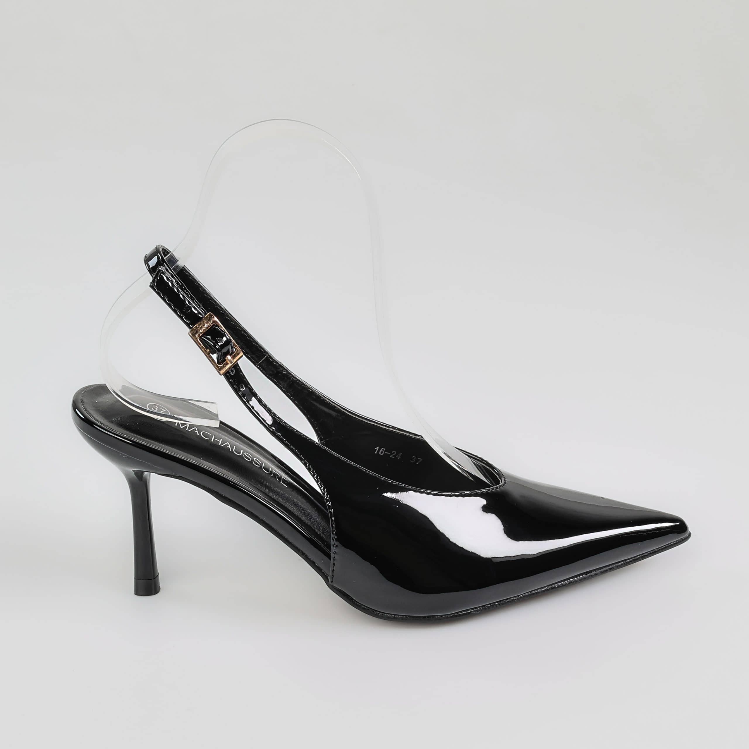 Ocre – Escarpins Femmes en Noir.