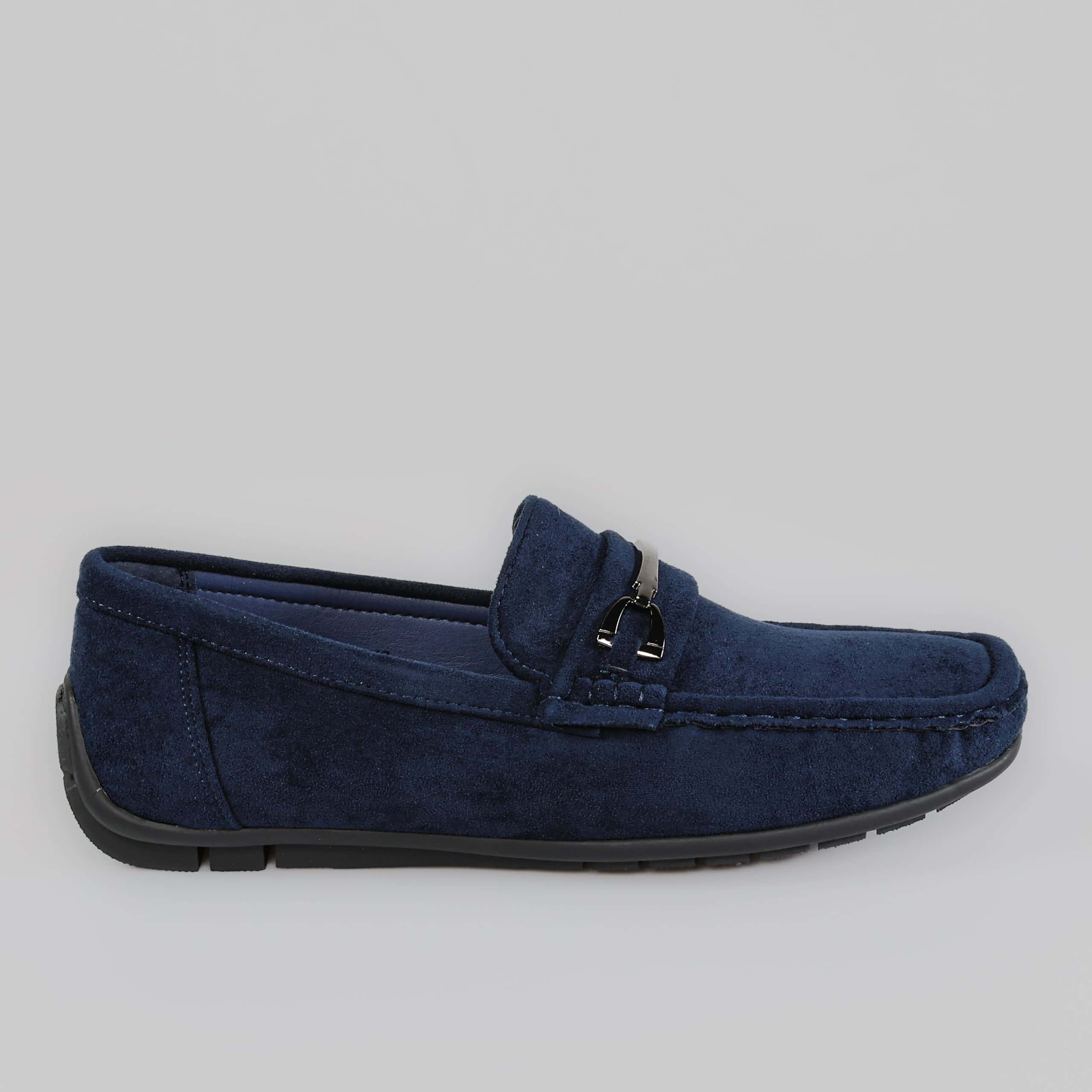 Emiliano – Mocassins Hommes en Bleu.