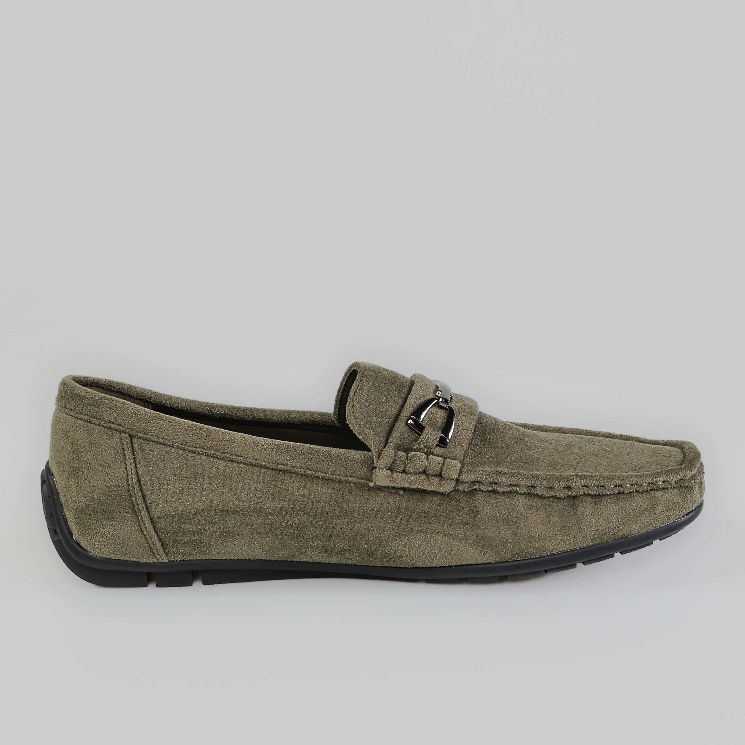 Emiliano – Mocassins Hommes en Vert.
